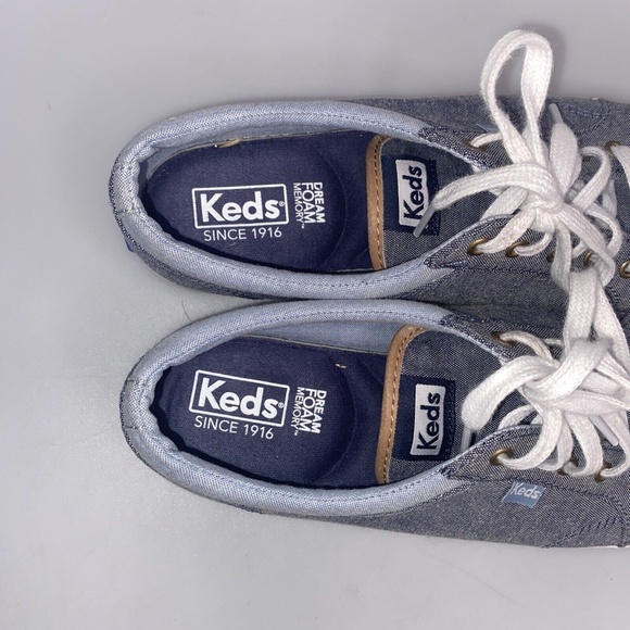 KEDS Center Canvas Sneakers Shoes WF59960 Blue Women’s Size 7 - Picture 6 of 11